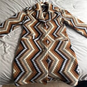 Charlie B Cozy Crochet Coat